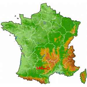 Click para ampliar. Pulsa en el nombre para ver la ficha. Millau_mapa de situación